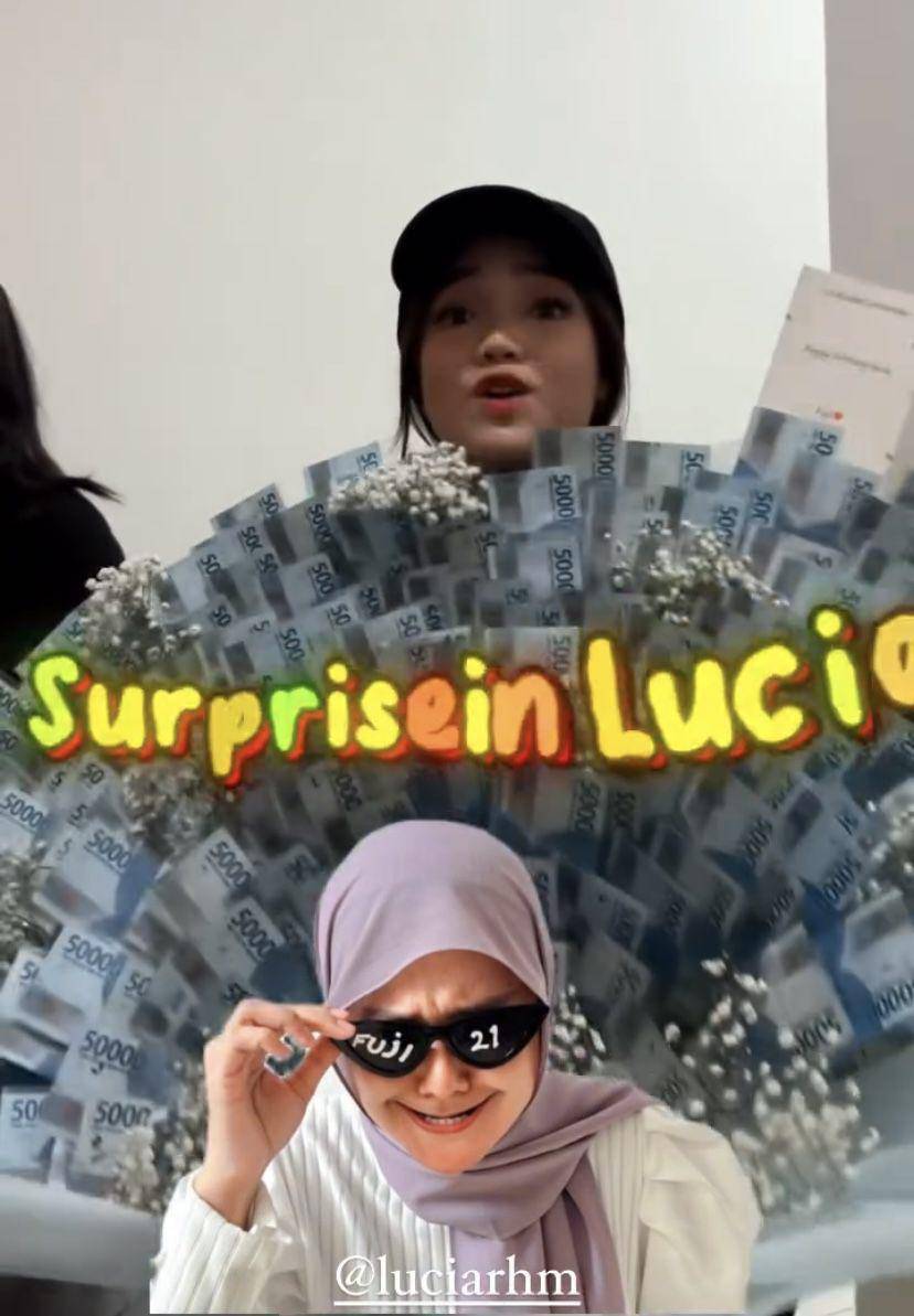 potret Fuji rayakan ulang tahun asistennya (Instagram.com/fuji_an)
