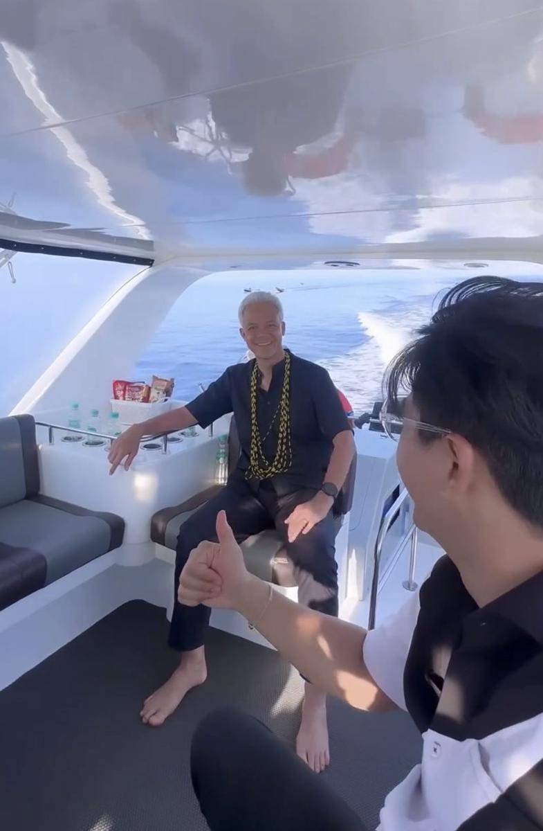 potret Harris Vriza ke Papua bersama Ganjar Pranowo (Instagram.com/harrisvriza)