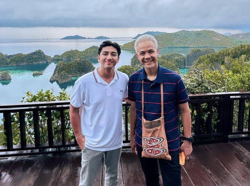 potret Harris Vriza ke Papua bersama Ganjar Pranowo (Instagram.com/harrisvriza)