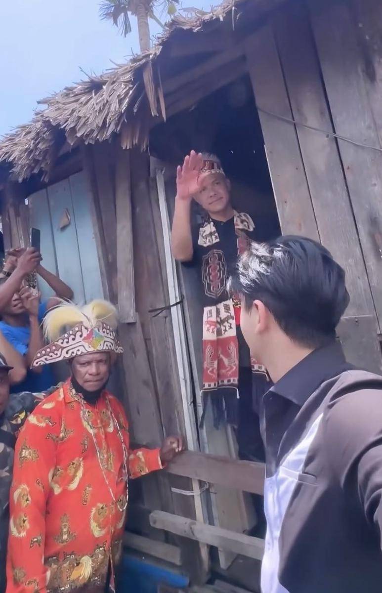 potret Harris Vriza ke Papua bersama Ganjar Pranowo (Instagram.com/harrisvriza)