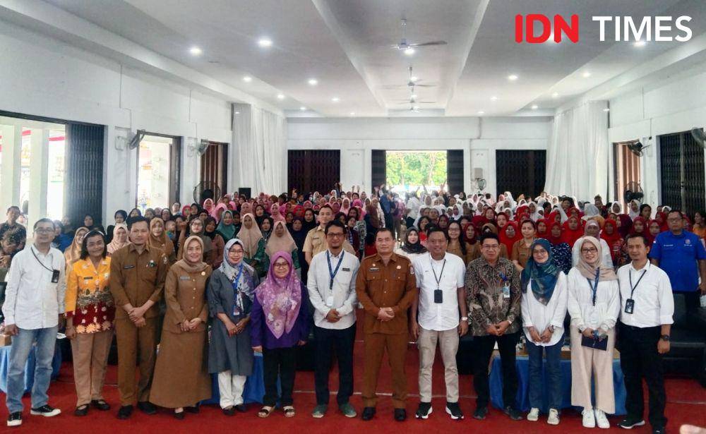 PNM edukasi ratusan nasabah Mekaar soal isu kesehatan (IDN Times/Eko Agus Herianto)