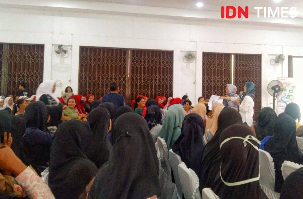 Sebanyak 250 nasabah Mekaar mengikuti program yang diselenggarakan PNM (IDN Times/Eko Agus Herianto)