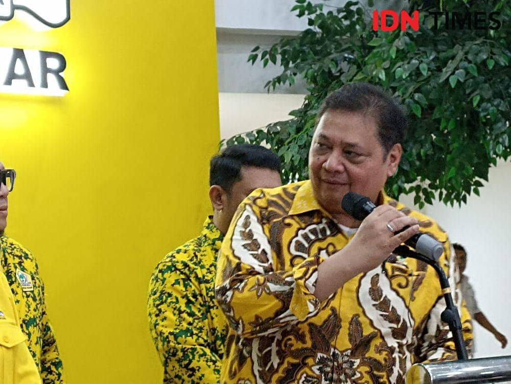 Ketua Umum Partai Golkar Airlangga Hartarto. (IDN Times/Amir Faisol)