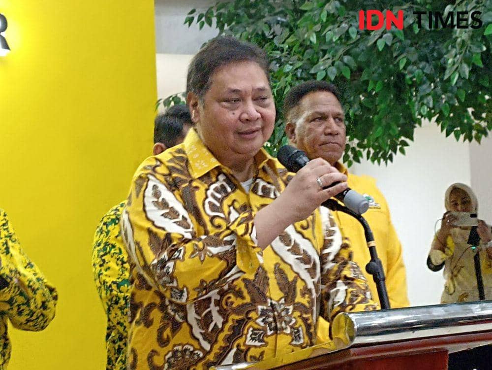 Ketua Umum Partai Golkar Airlangga Hartarto. (IDN Times/Amir Faisol)