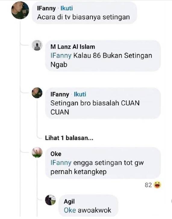 potret komentar lucu di facebook (instagram.com/dagelan)