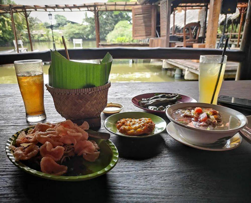 Potret menu makanan di Saung Talaga (instagram.com/boydoangdeh)