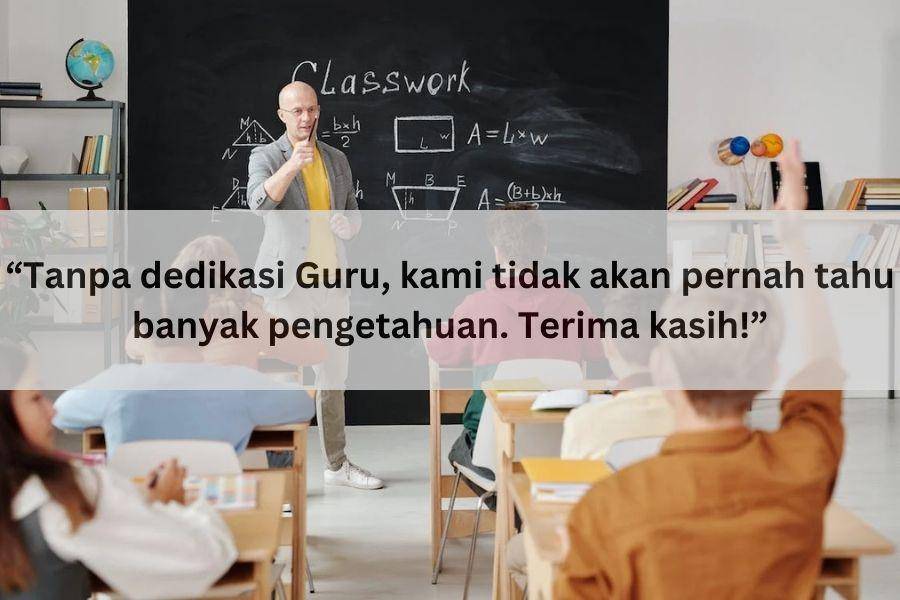 ucapan untuk Hari Guru (pexels.com/Max Fischer)