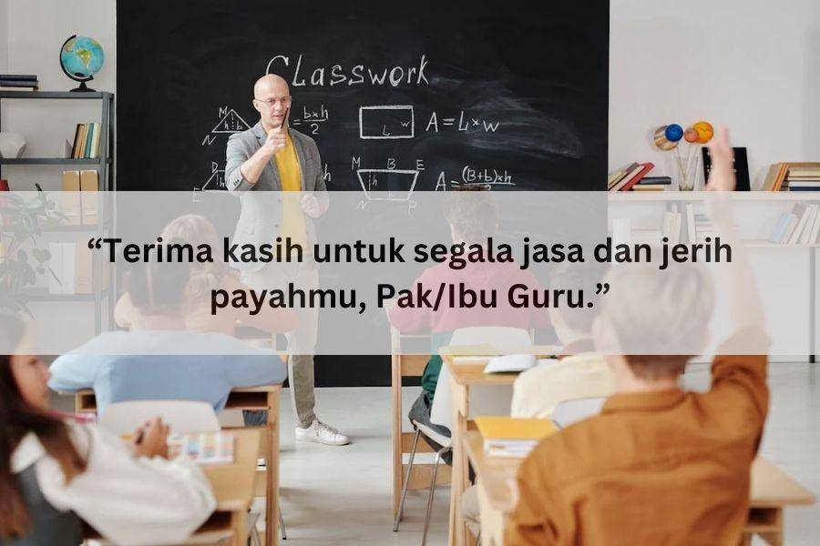ucapan untuk Hari Guru (pexels.com/Max Fischer)