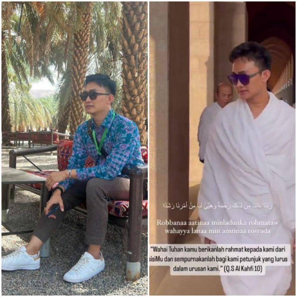 potret artis yang ke Tanah Suci dua kali di tahun 2023 (instagram.com/boby_tince)