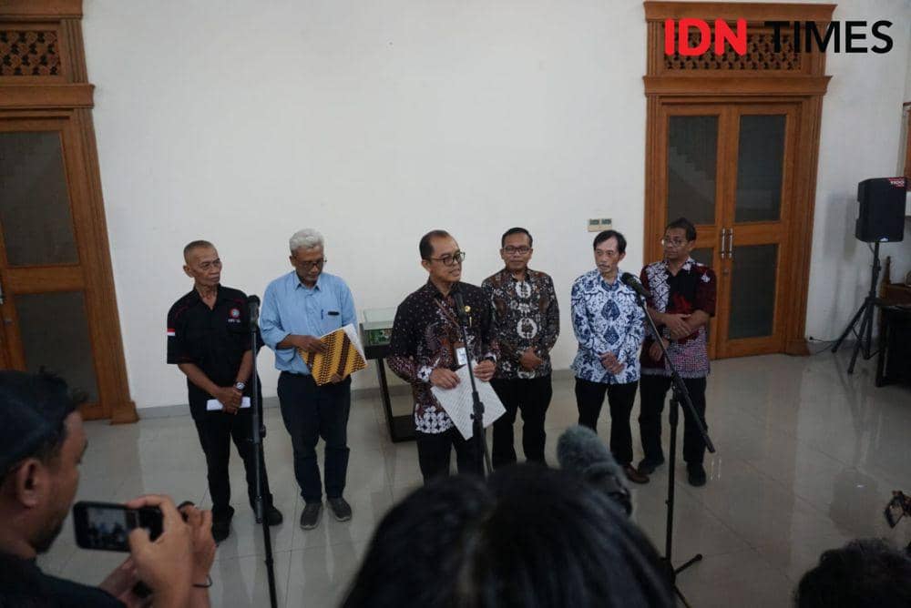 Sekretaris Daerah (Sekda) DIY, Beny Suharsono, Selasa (21/11/2023) (IDNTimes/Herlambang Jati)