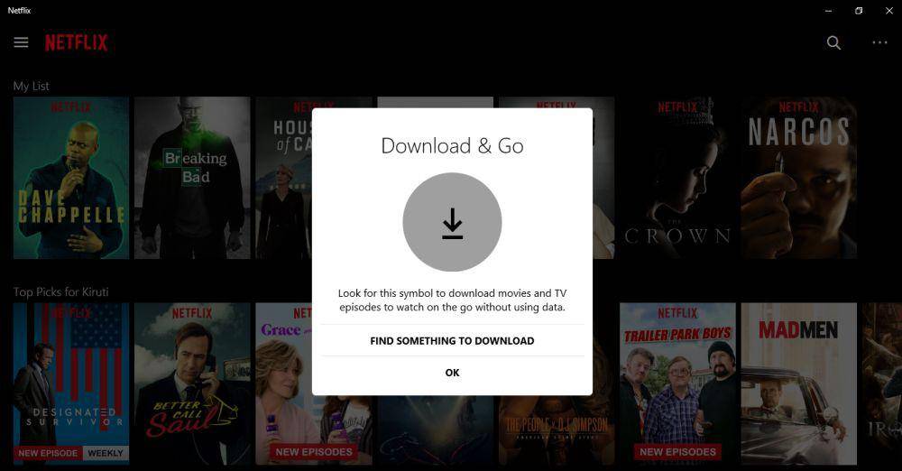 ilustrasi mengunduh konten di Netflix (dok. Netflix)