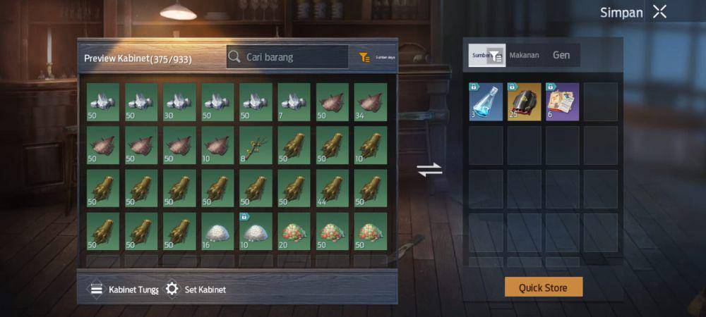 bahan mentah Undawn (dok. Tencent Games/Undawn)