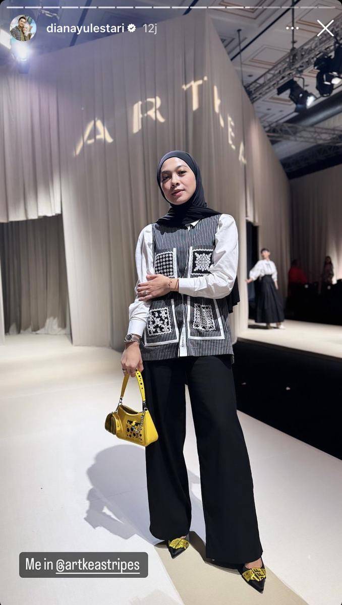 potret artis di acara ARTKEA (Instagram.com/dianayulestari)
