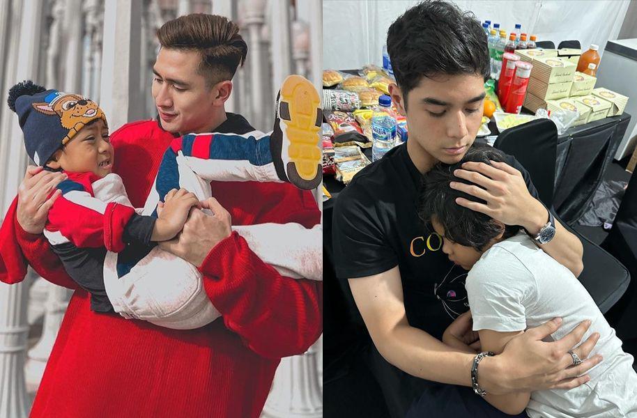 8 Potret Kedekatan Seleb Pria dengan Adik Seayah, So Sweet!