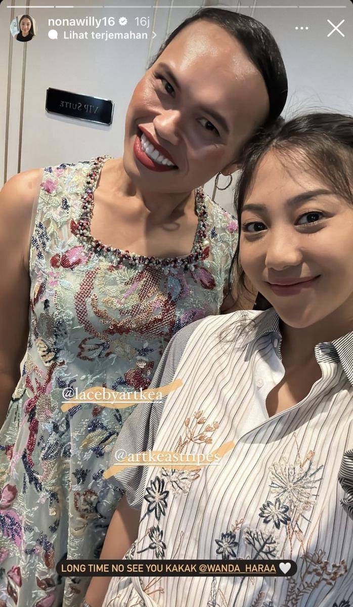 potret artis di acara ARTKEA (Instagram.com/nonawilly16)