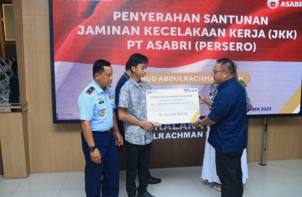 Ahli Waris Korban Pesawat Super Tucano Dapat Santunan Rp400 Juta