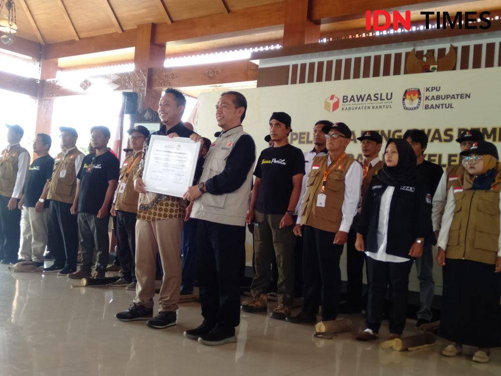 Deklarasi pemilu berintegritas.(IDN Times/Daruwaskita)