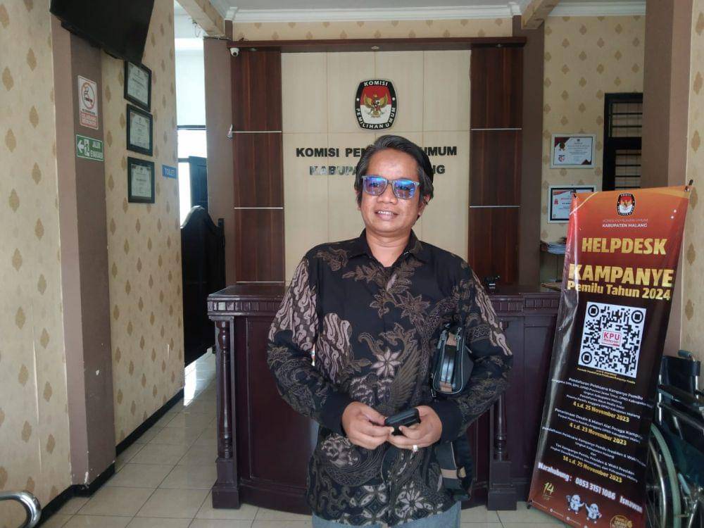 Komisioner KPU Kabupaten Malang, Marhaendra Pramudya Mahardika. (IDN Times/Rizal Adhi Pratama)