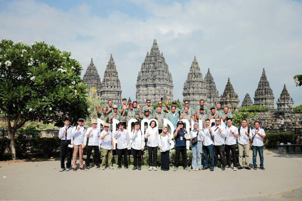Pelatihan pemandu wisata di Candi Prambanan. (Dok. Istimewa)