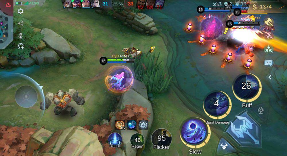 tampilan Nova mendekati pertempuran (dok. Moonton/Mobile Legends)