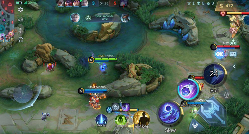 tampilan Novaria melakukan backup (dok. Moonton/Mobile Legends)