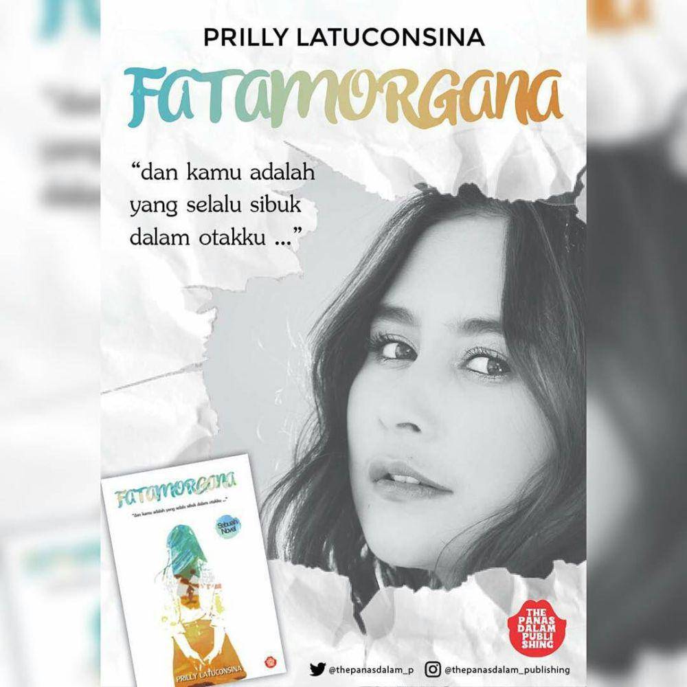 Bukut Prilly Latuconsina berjudul 'Fatamorgana'. (Instagram.com/prillylatuconsina96)