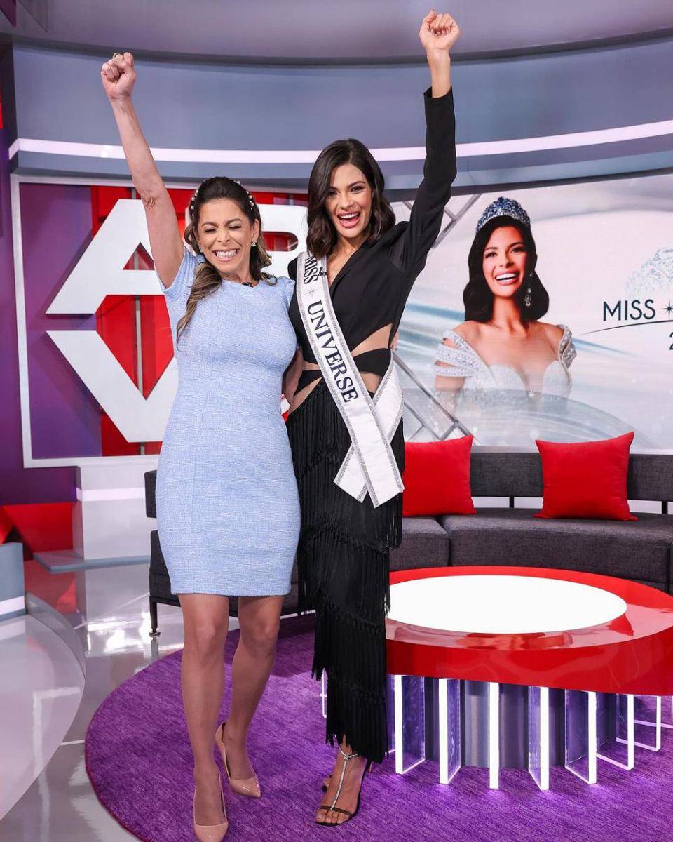 Potret Media Tur Miss Universe 2023 Sheynnis Palacios di Miami (Instagram.com/lourdesstephen)