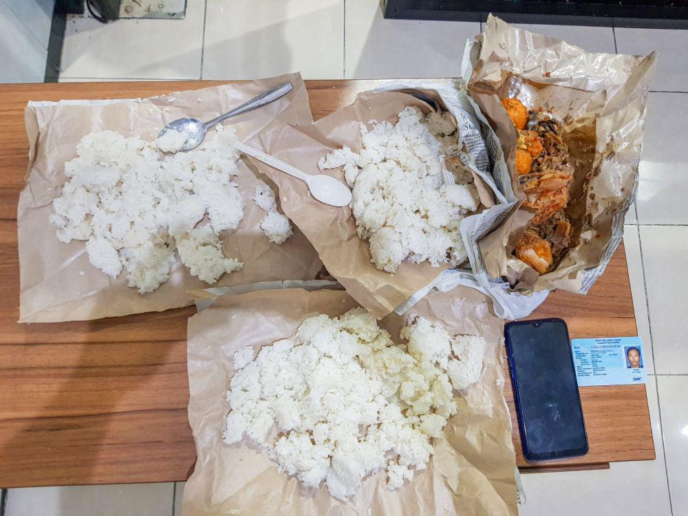 Nasi Bungkus Campur Narkoba Gagal Diselundupkan ke Lapas