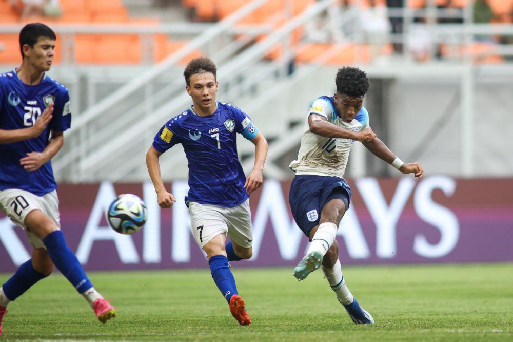 Inggris lawan Uzbekistan di Piala Dunia U-17 2023. (Dok. LOC Piala Dunia U-17 2023)