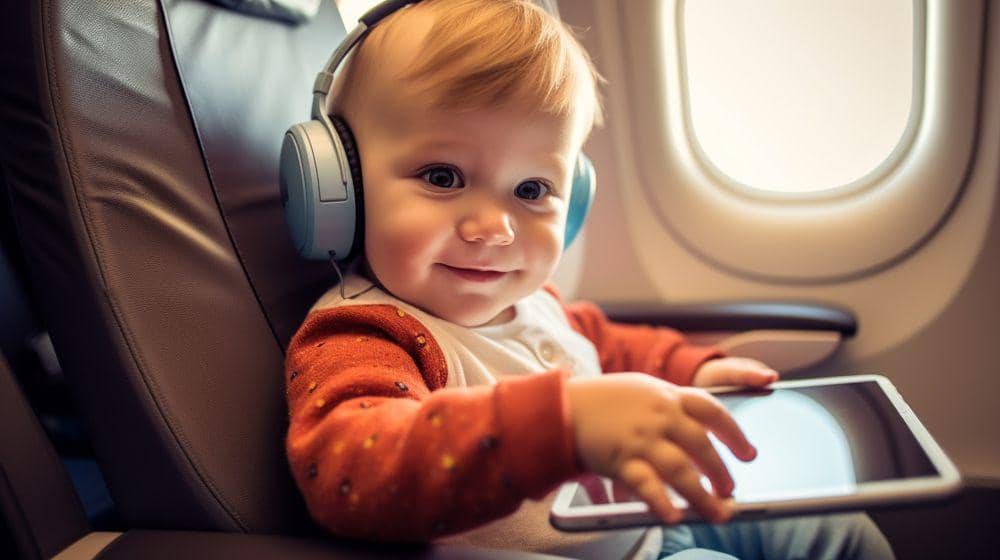 ilustrasi bayi menggunakan earmuff (freepik.com/freepik)