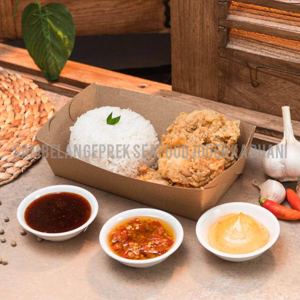 menu di Ayam Geprek Joder ka Dhani. (instagram.com/kadhaniii)