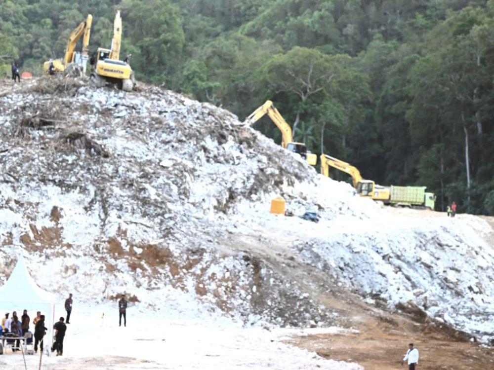 Proyek Strategis Nasional (PSN) Kawasan Industri Pupuk Fakfak di Kabupaten Fakfak, Provinsi Papua Barat. (dok. Sekretariat Presiden)