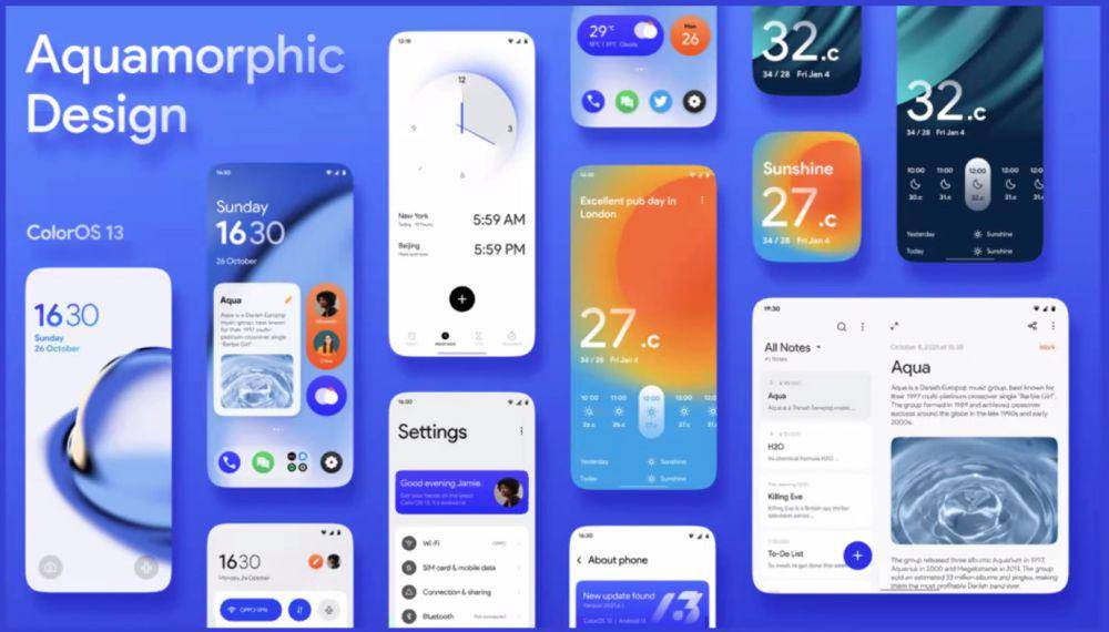 Tampilan antarmuka ColorOS 13 milik Oppo (hwupgrade.it)