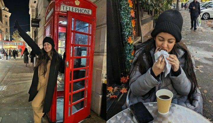 10 Potret Ishita Dutta Pertama Kali Traveling Ke London, Gak Bawa Anak