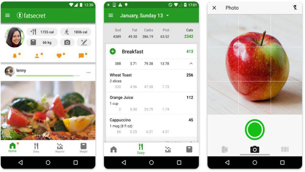 tampilan Calorie Counter by FatSecret (dok. FatSecret/Calorie Counter by FatSecret)