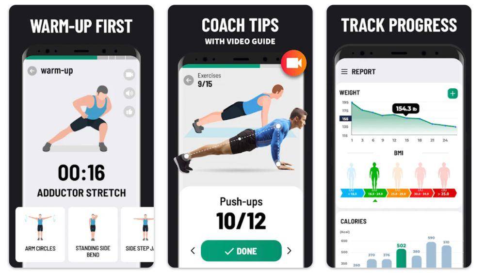 tampilan Lose Weight App for Men (dok. Leap Fitness Group/Lose Weight App for Men)