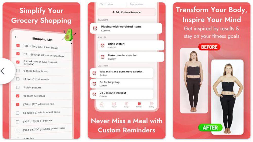 tampilan Diet Plan: Weight Loss App (dok. Pixster Studio/Diet Plan: Weight Loss App)