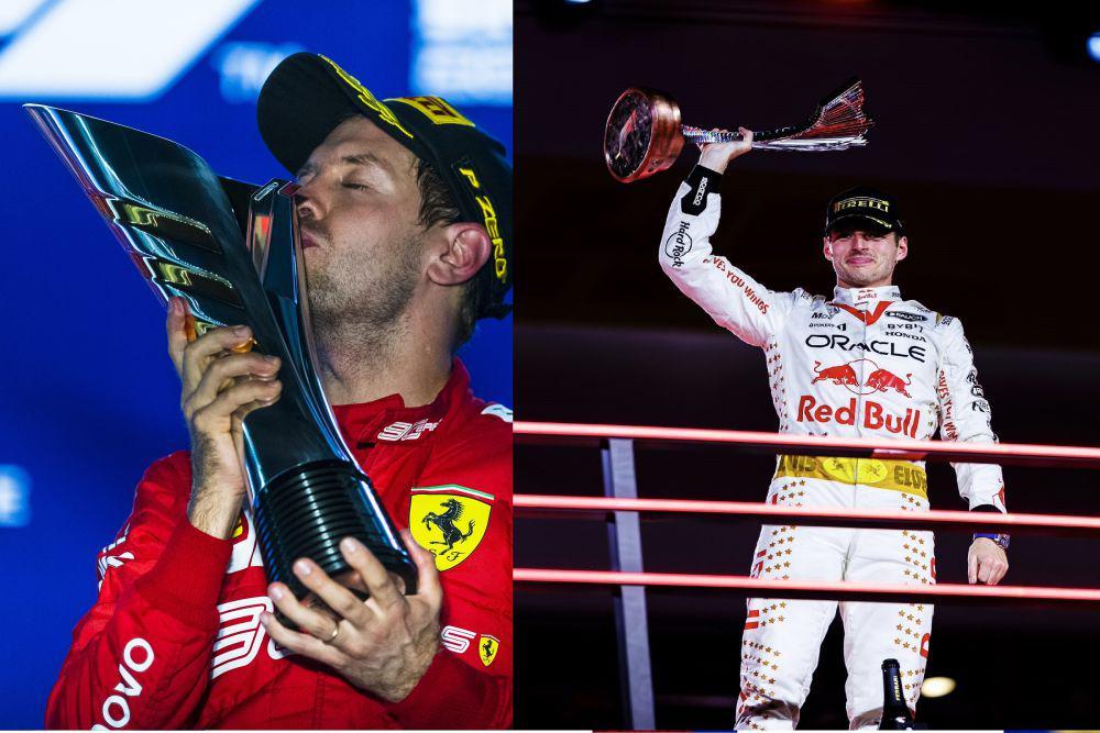 Perbandingan 53 Kemenangan Max Verstappen dan Sebastian Vettel di F1