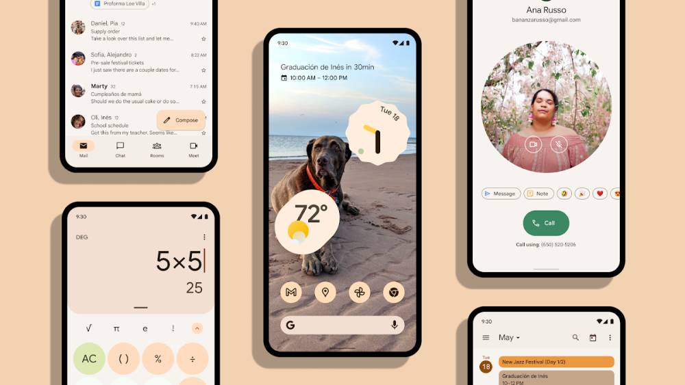 Tampilan Material You di Android 14 (material.io)