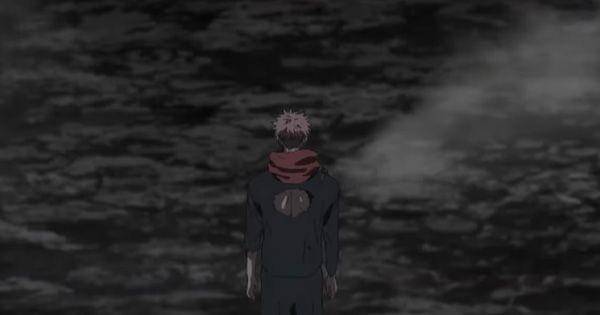 Yuji melihat Shibuya hancur oleh Sukuna ( Dok. Mappa / Jujutsu Kaisen 2 )