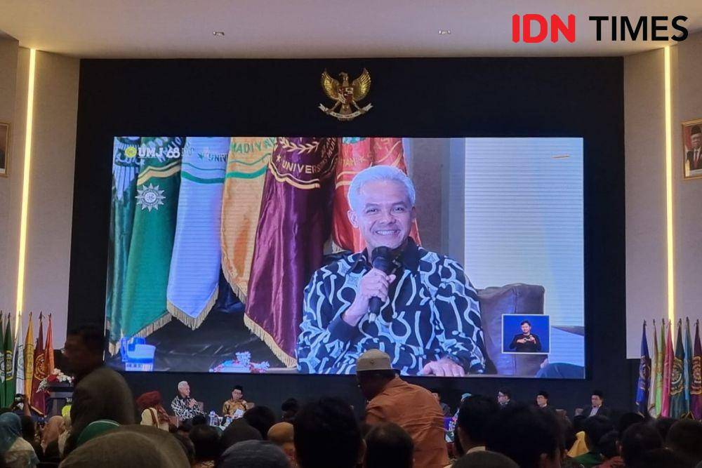 Calon presiden nomor urut tiga, Ganjar Pranowo (IDN Times/Ilman Nafi'an)