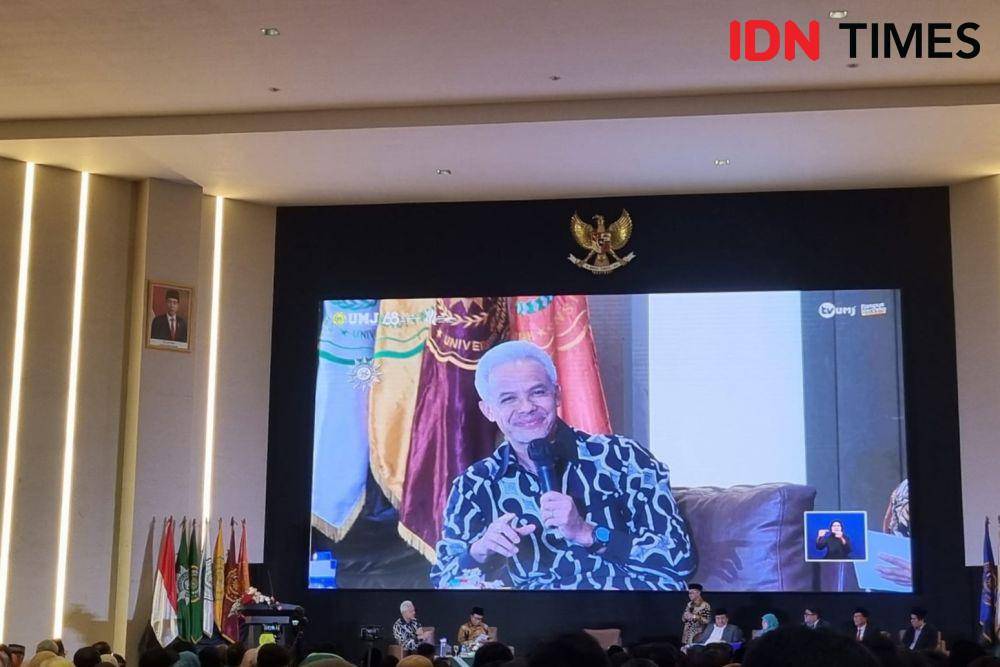Calon presiden nomor urut tiga, Ganjar Pranowo (IDN Times/Ilman Nafi'an)