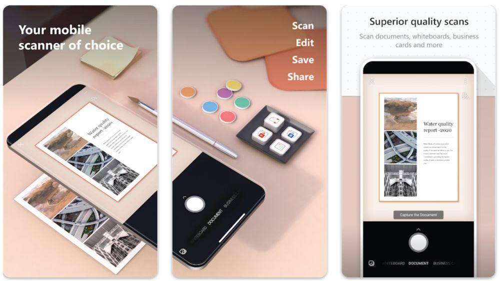 tampilan Microsoft Lens - PDF Scanner (dok. Microsoft Corporation/Microsoft Lens - PDF Scanner)