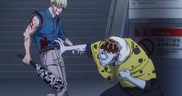 Jogo hendak membakar Nanami ( Dok. Mappa / Jujutsu Kaisen 2 )