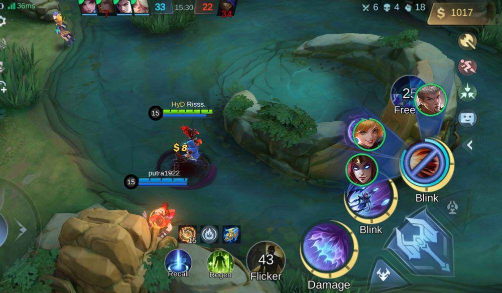 Valentina mengungkap persembunyian lawan (dok. Moonton/Mobile Legends)