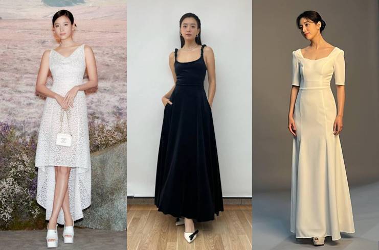 inspirasi dress simpel ala Han Hyo Joo (instagram.com/hanhyojoo222)