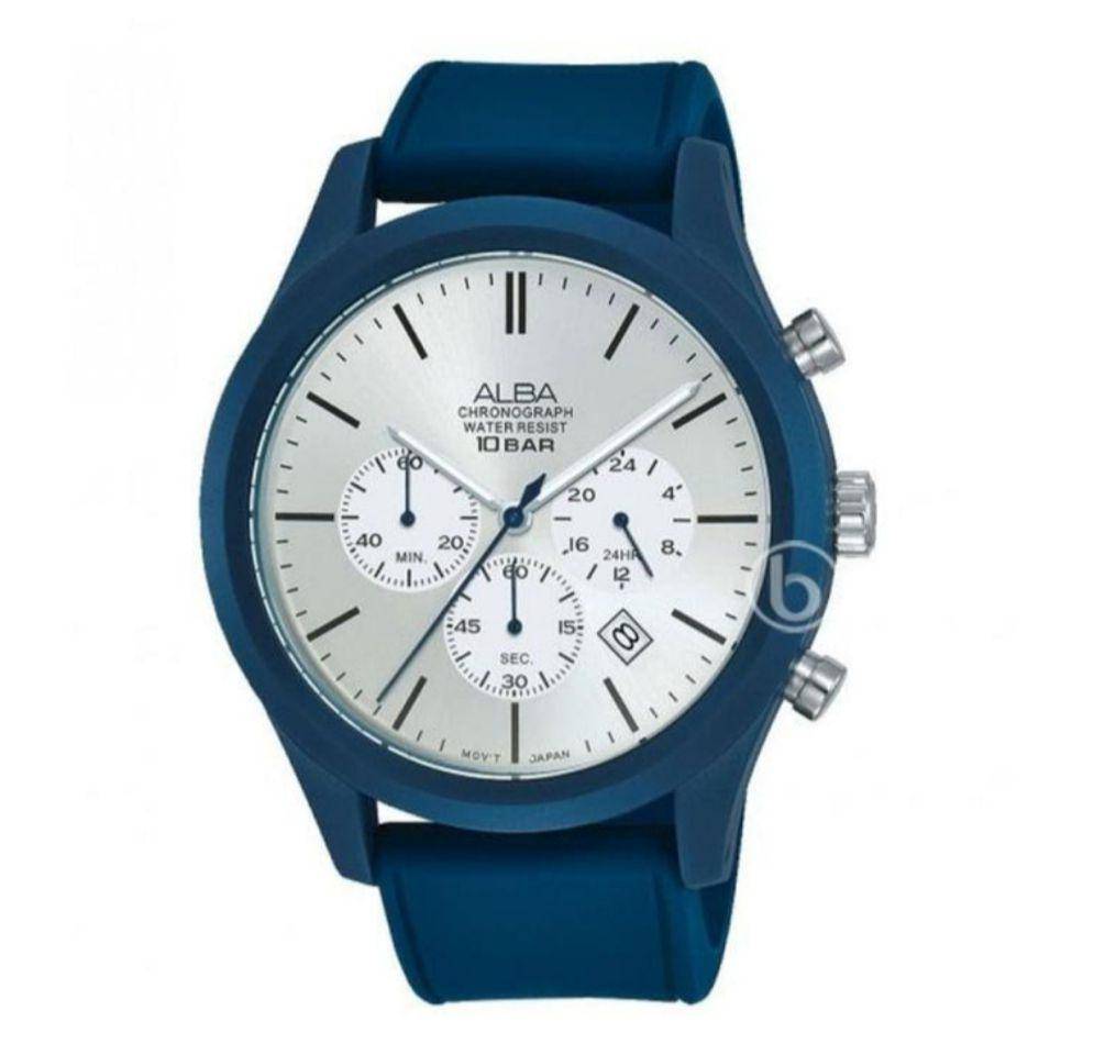 ALBA Chronograph Leather Watch Original Jam Tangan Pria [ATX1-25.3G] (blibli.com/Casio Indotama Shop Official Store)