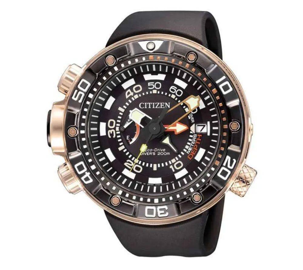 CITIZEN ECO-Drive Promaster Aqualand DLC ISO 200m Japan Divers Jam Tangan Pria (blibli.com/Casio Indotama Shop Official Store)