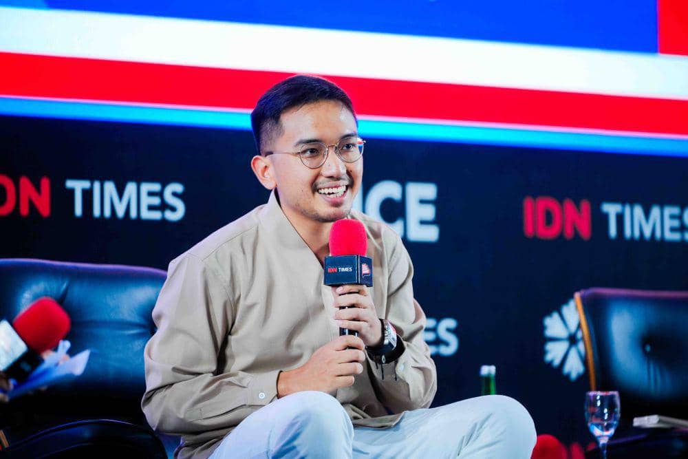 K.G.P.A.A. Mangkoenagoro X (Gusti Bhre) dalam acara IMGS 2023, Fostering Youth Leadership Skills in Navigating The Digital Landscape pada Sabtu (25/11/2023). (dok. IDN Media)