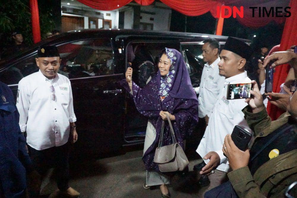 Dewan Penasihat Tim Pemenangan Nasional (TPN) Ganjar - Mahfud, Yenny Wahid. (IDN Times/Herlambang Jati Kusumo)